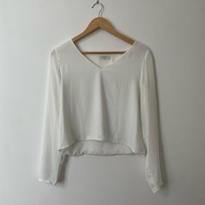 Aritzia Babaton V-Neck Blouse